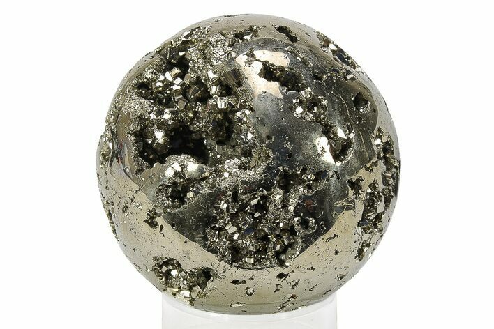 Polished Pyrite Sphere - Peru #231644